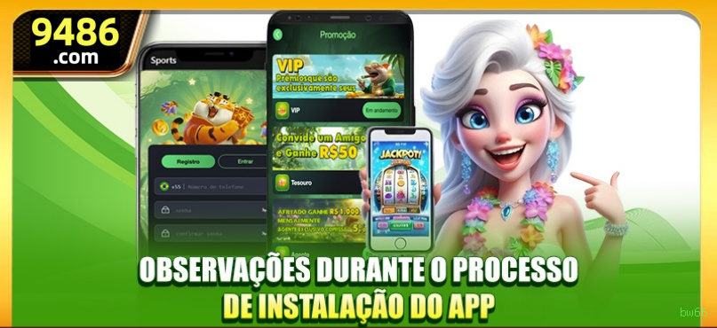 Comparação APP mobile vs versão web da bw66
